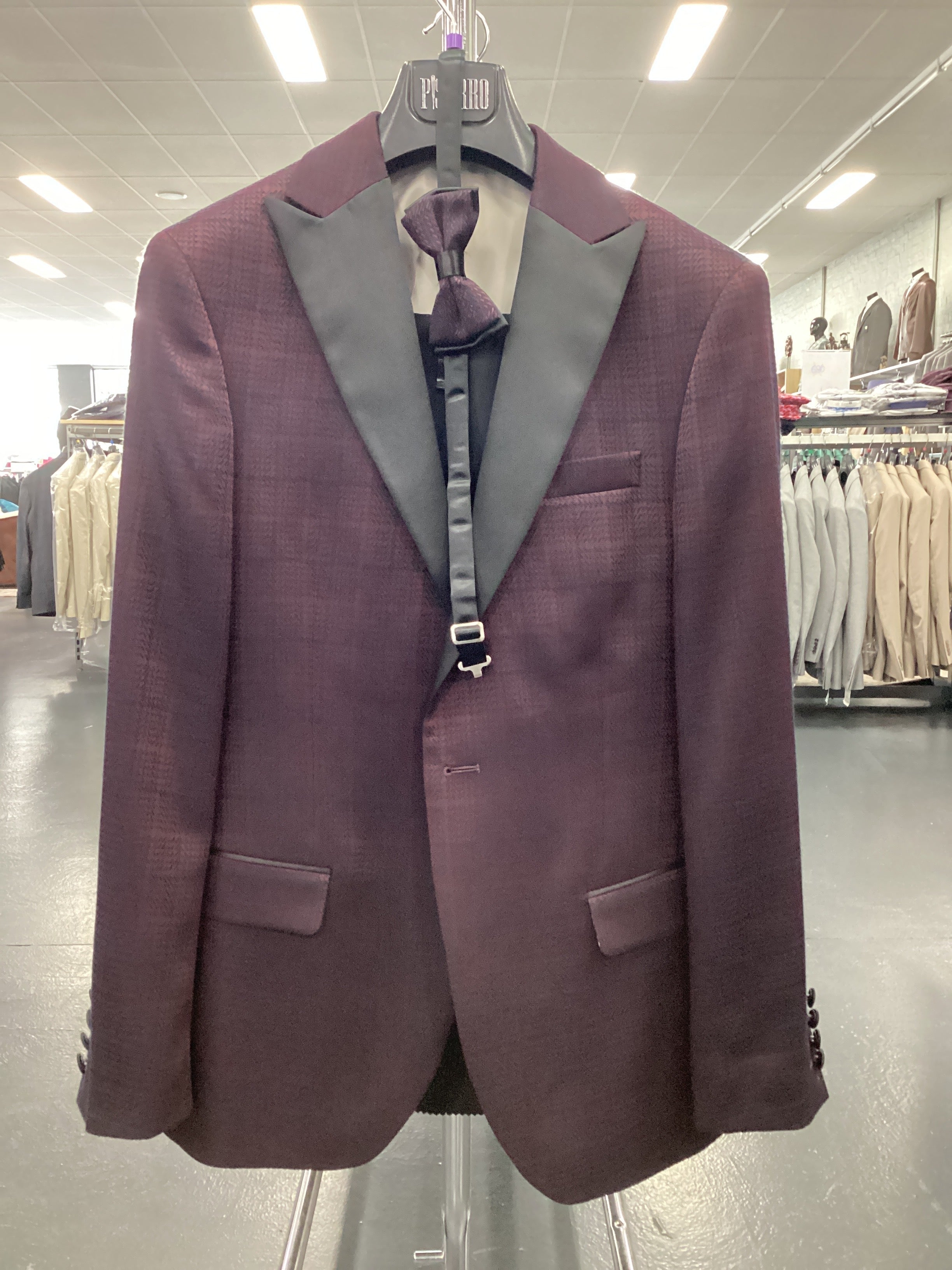 Pissero Men’s Three-Piece Suits + Bow tie