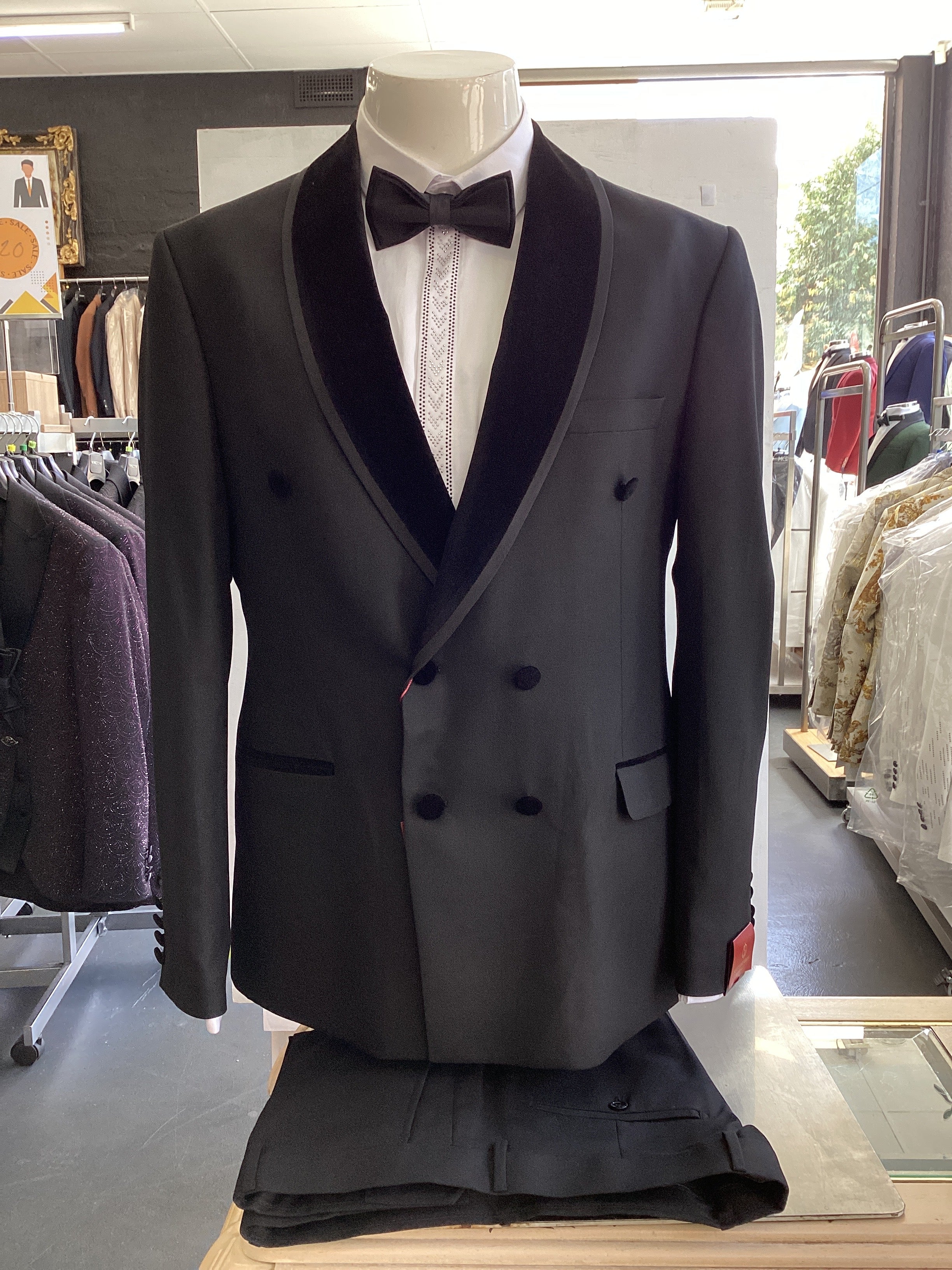 Two-Piece Suit + Bow tie