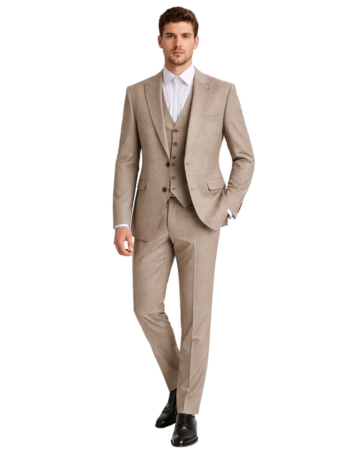 Cengizhan baybars Men’s Three-Piece Suits.(FFF)
