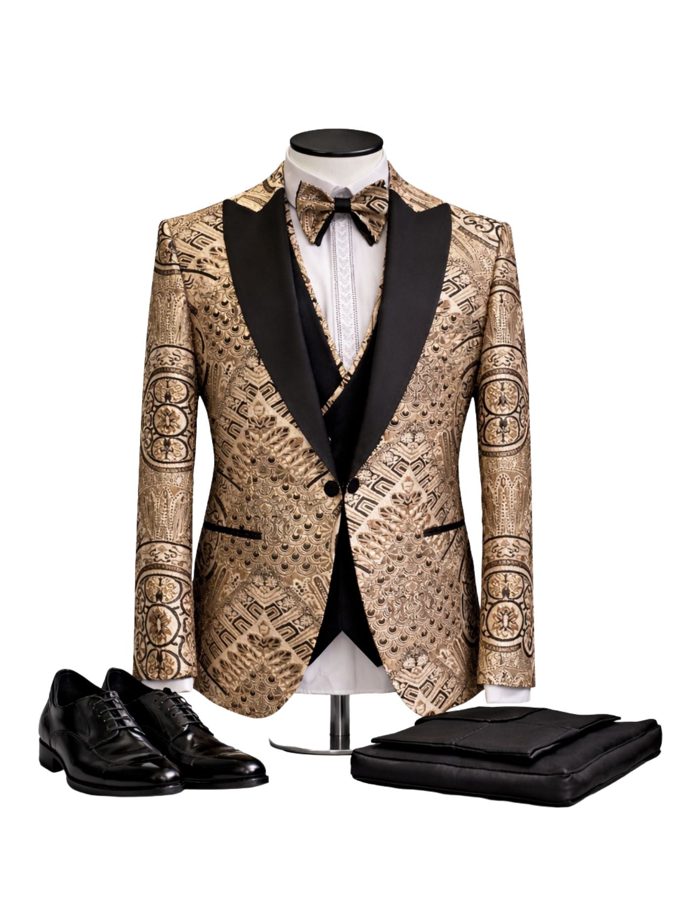 Edgers Men’s Three-Piece Suits +Bow tie. (FFF)