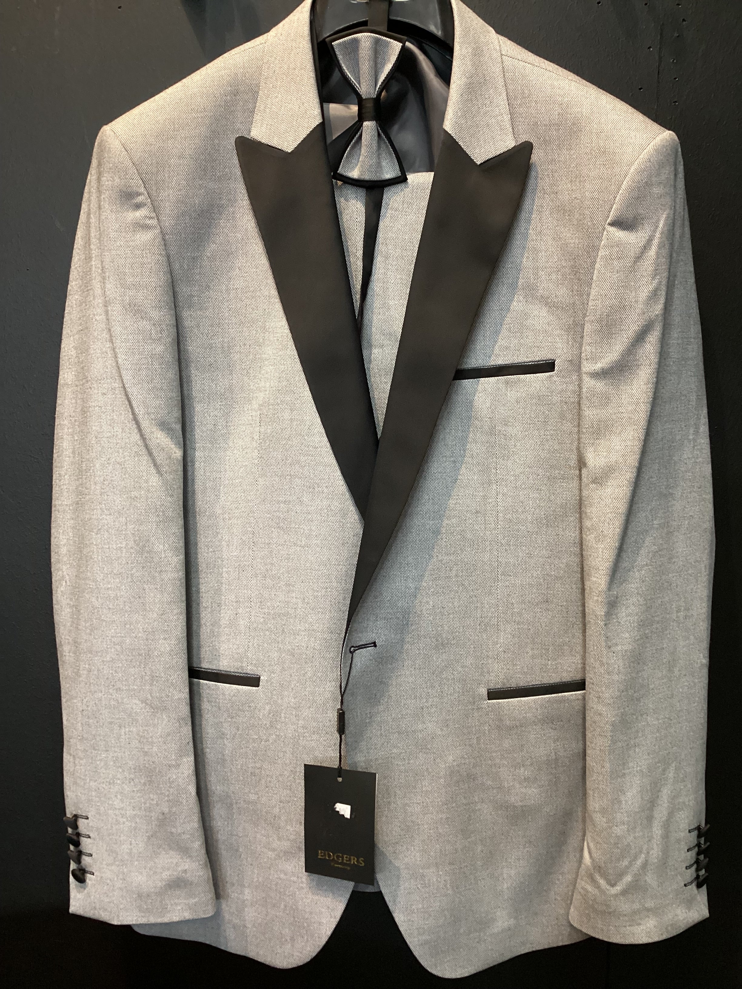 Edgers Men’s Three-Piece Suit + Bow Tie